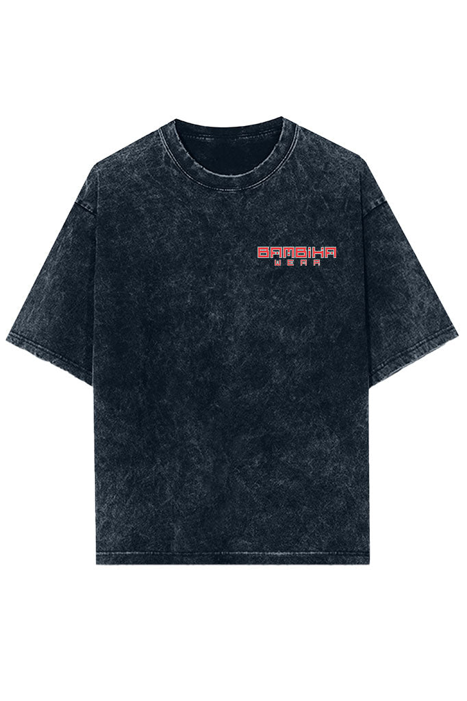 Giga Roar Acid Wash Oversized T-Shirt