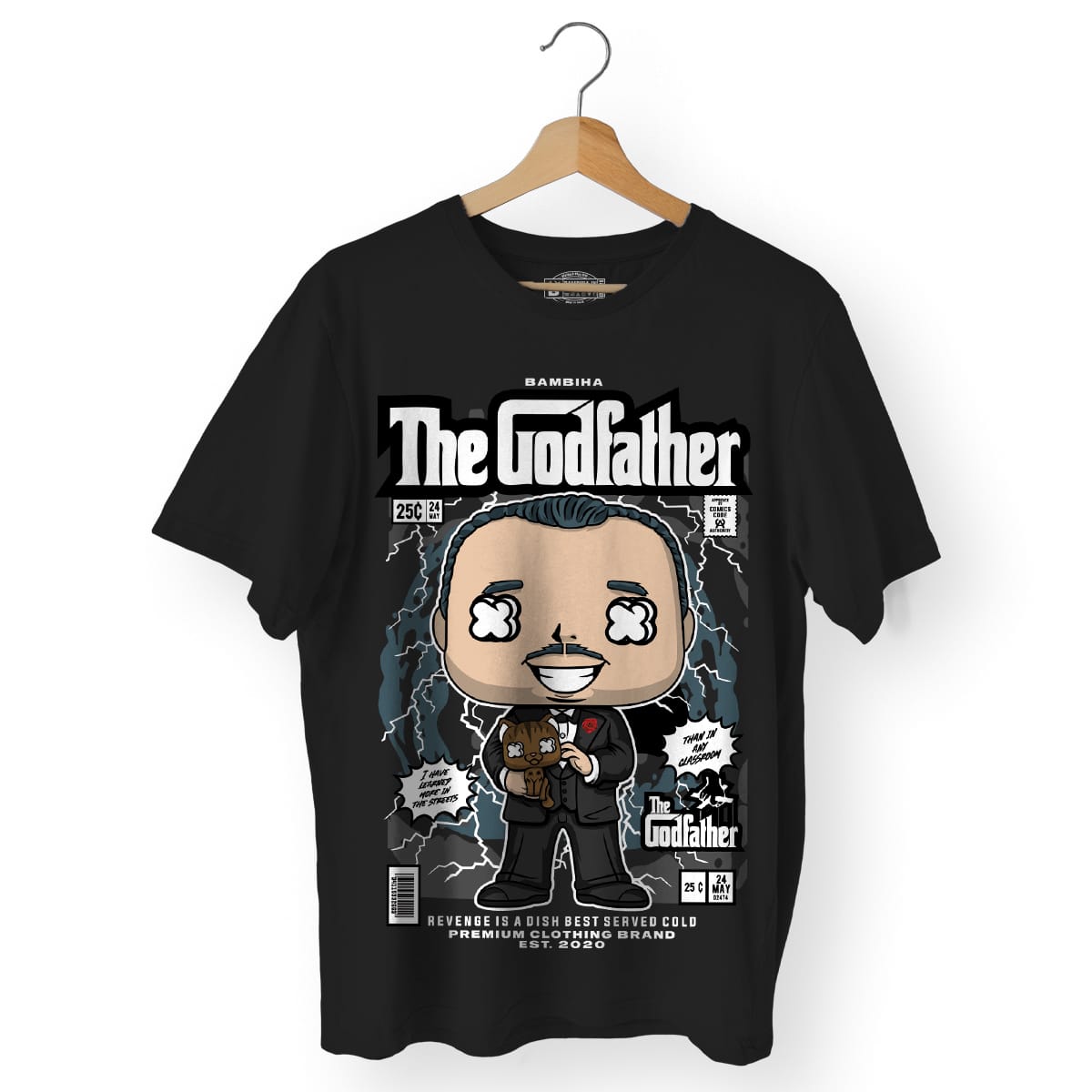 Godfather Vito Corleone Cartoon T-Shirt