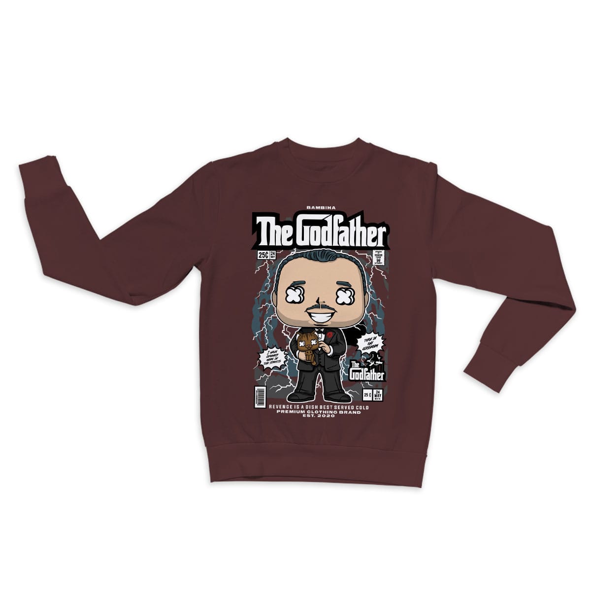 Godfather Vito Corleone Cartoon Sweatshirt