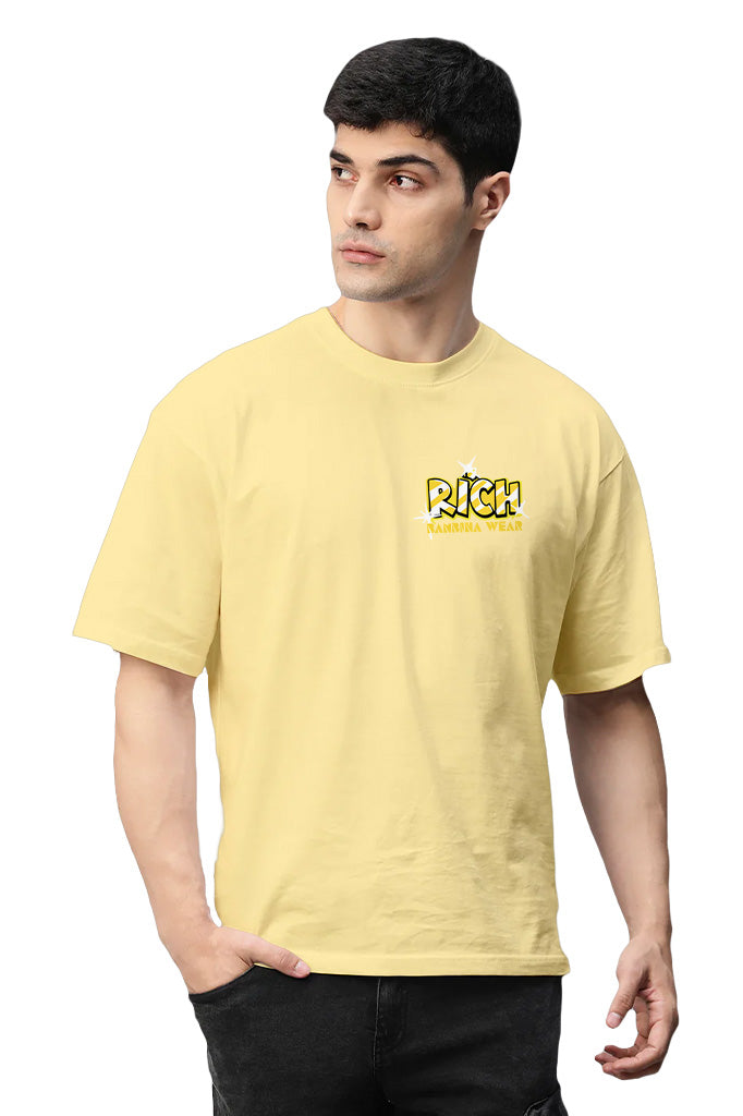 Gold Grin Hustler Oversized T-Shirt