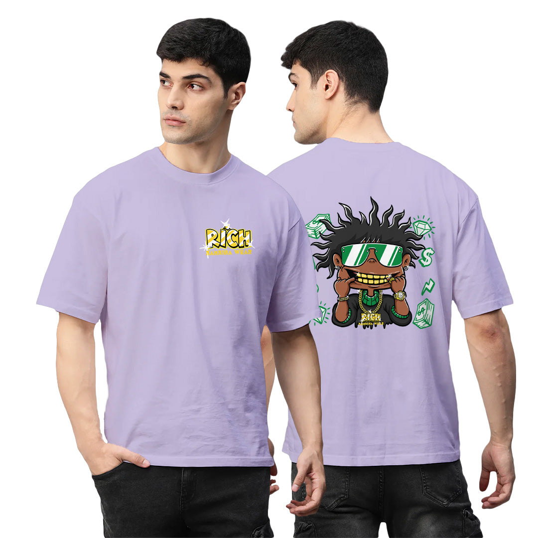 Gold Grin Hustler Oversized T-Shirt