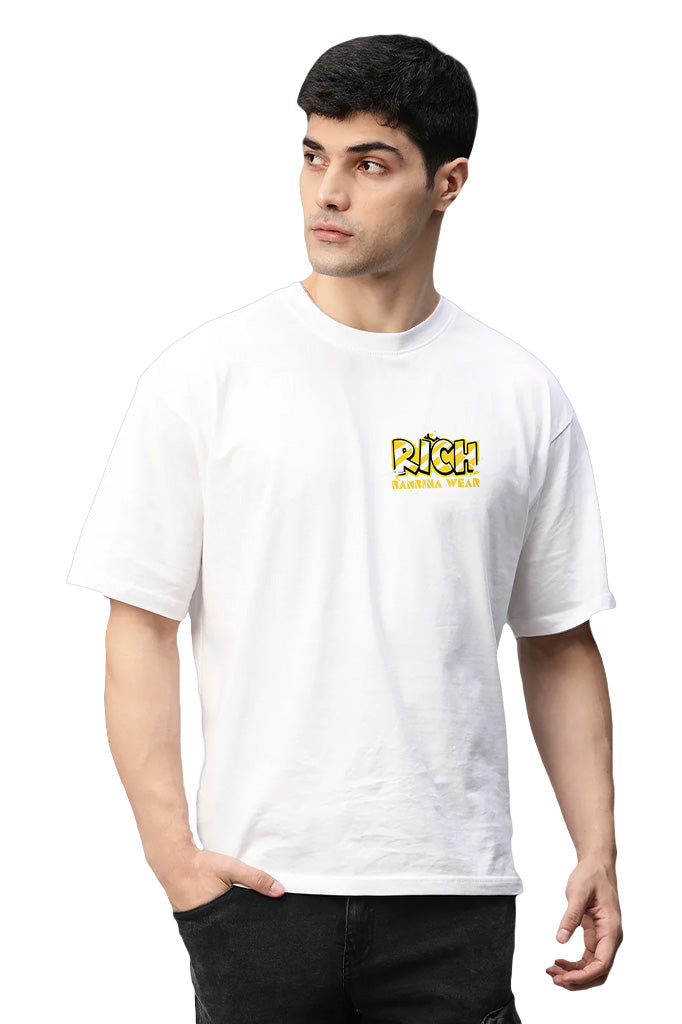 Gold Grin Hustler Oversized T-Shirt