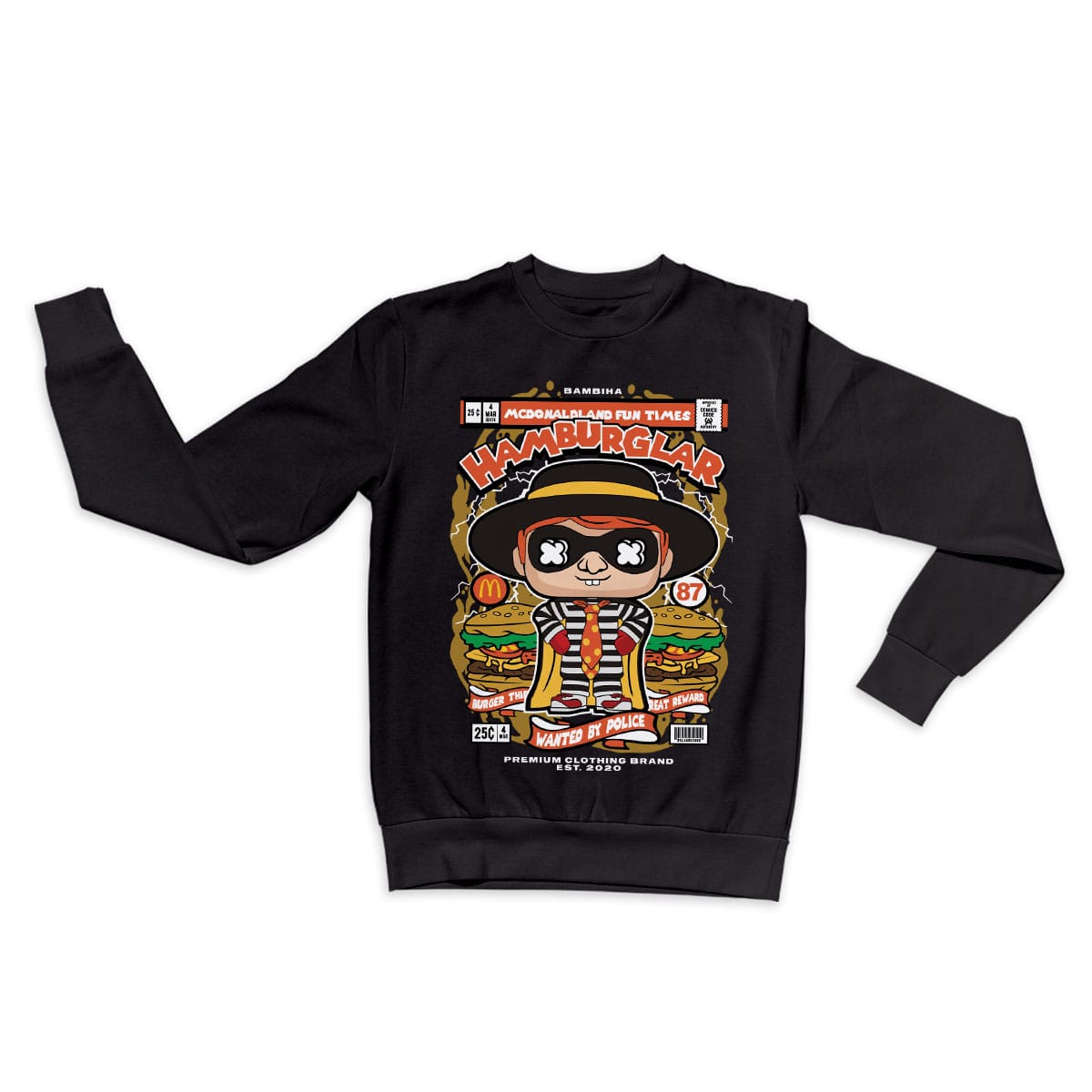 Hamburglar Cartoon Sweatshirt