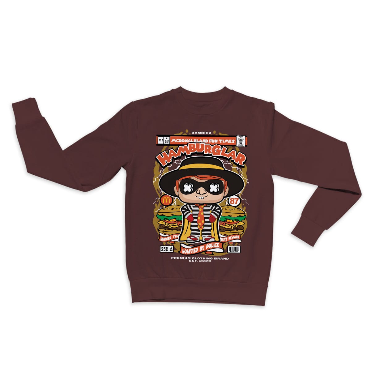 Hamburglar Cartoon Sweatshirt