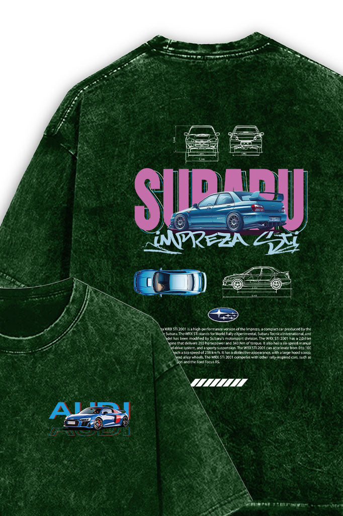 Imprezza Acid Wash Oversized T-Shirt