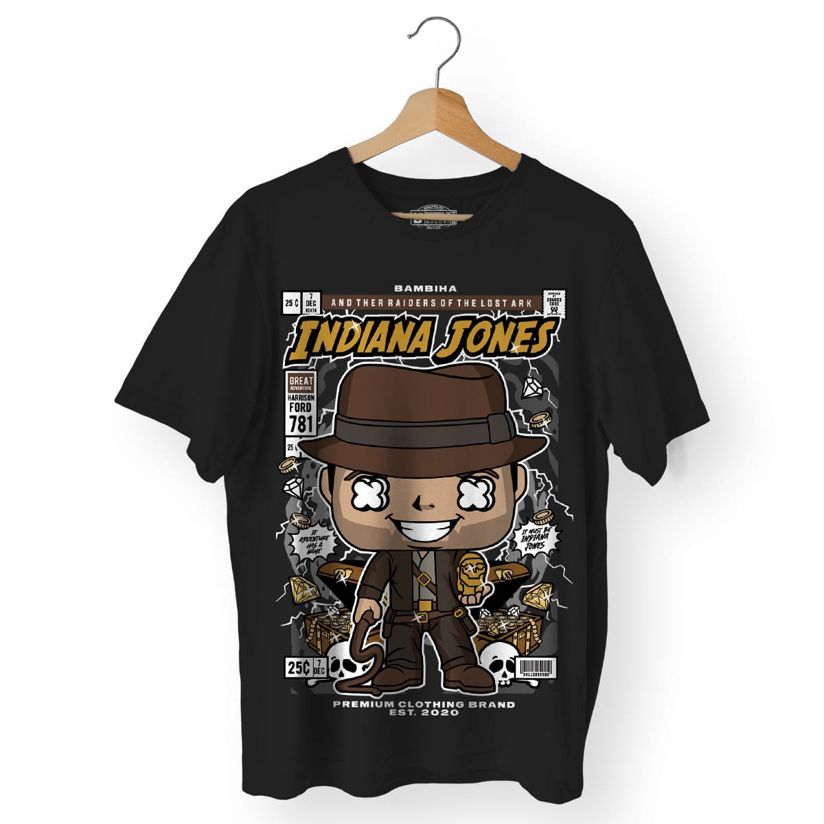 Indiana Jones Cartoon T-Shirt