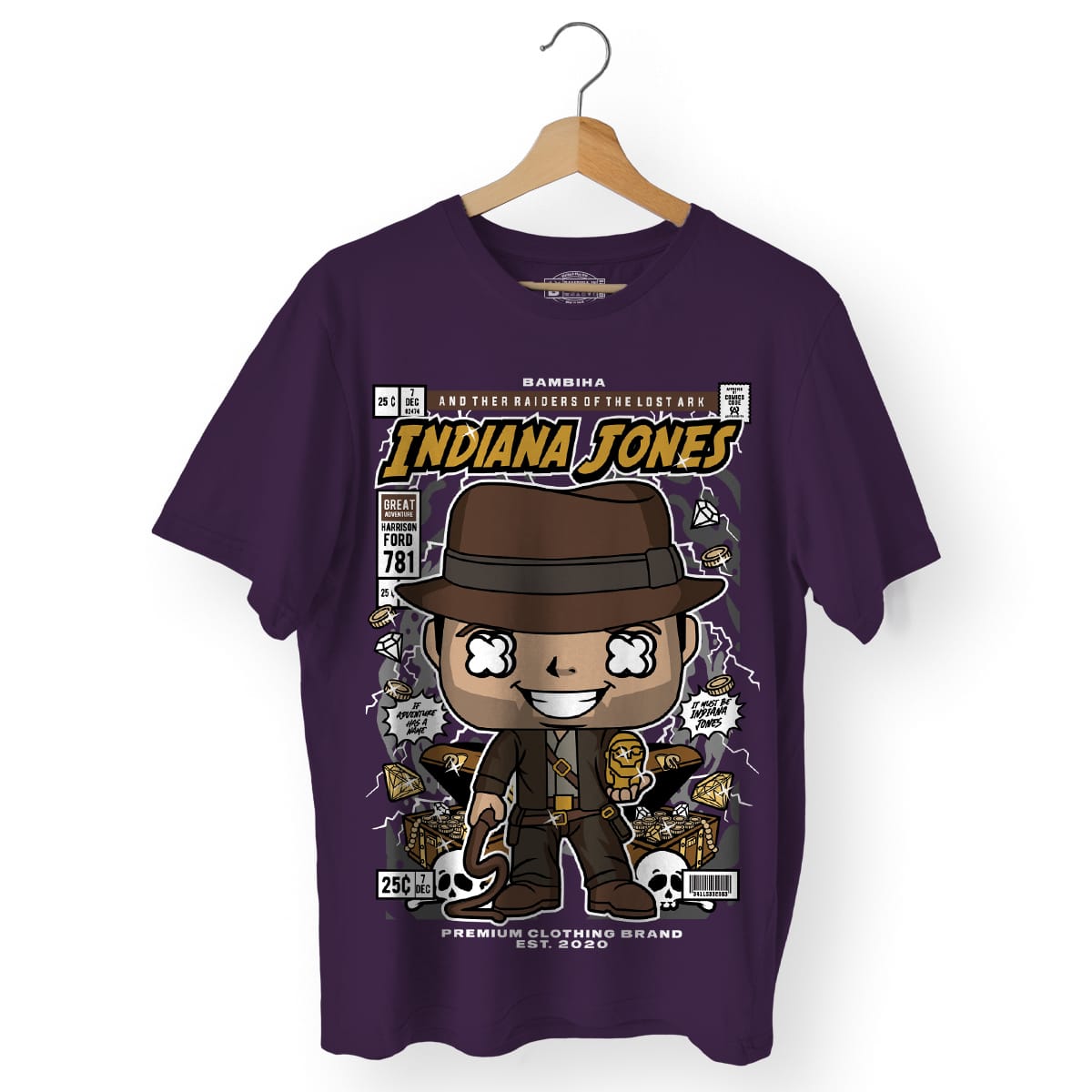 Indiana Jones Cartoon T-Shirt