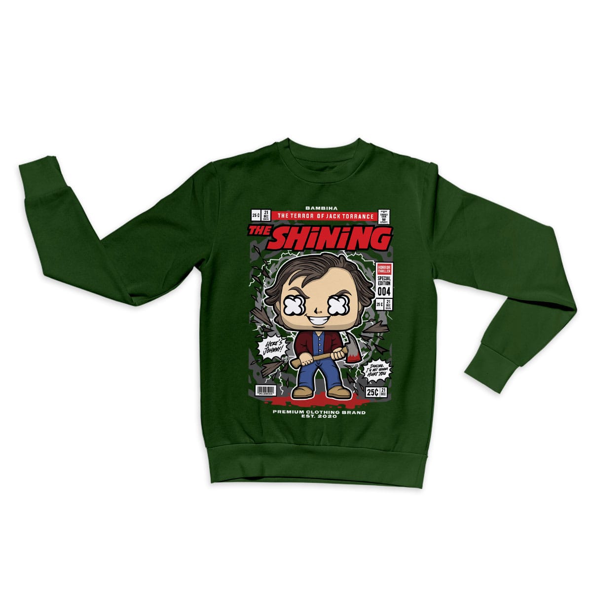 Jack Torrance Cartoon Sweatshirt