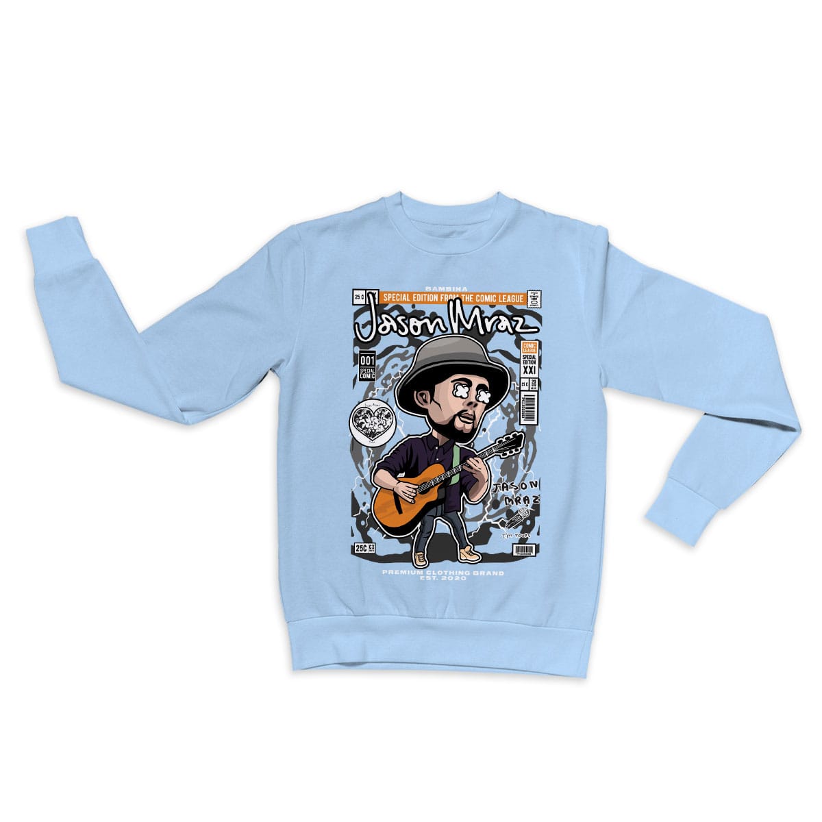 Jason Mraz Cartoon Sweatshirt