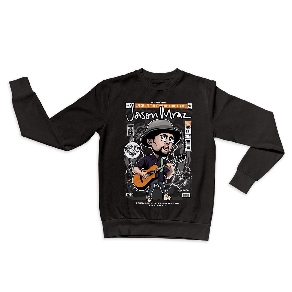 Jason Mraz Cartoon Sweatshirt