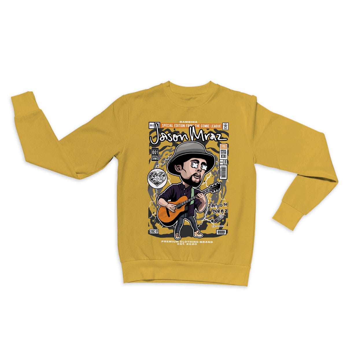 Jason Mraz Cartoon Sweatshirt