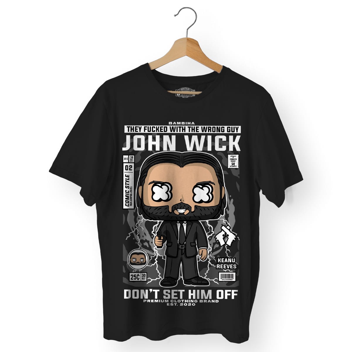 John Wick Cartoon T-Shirt