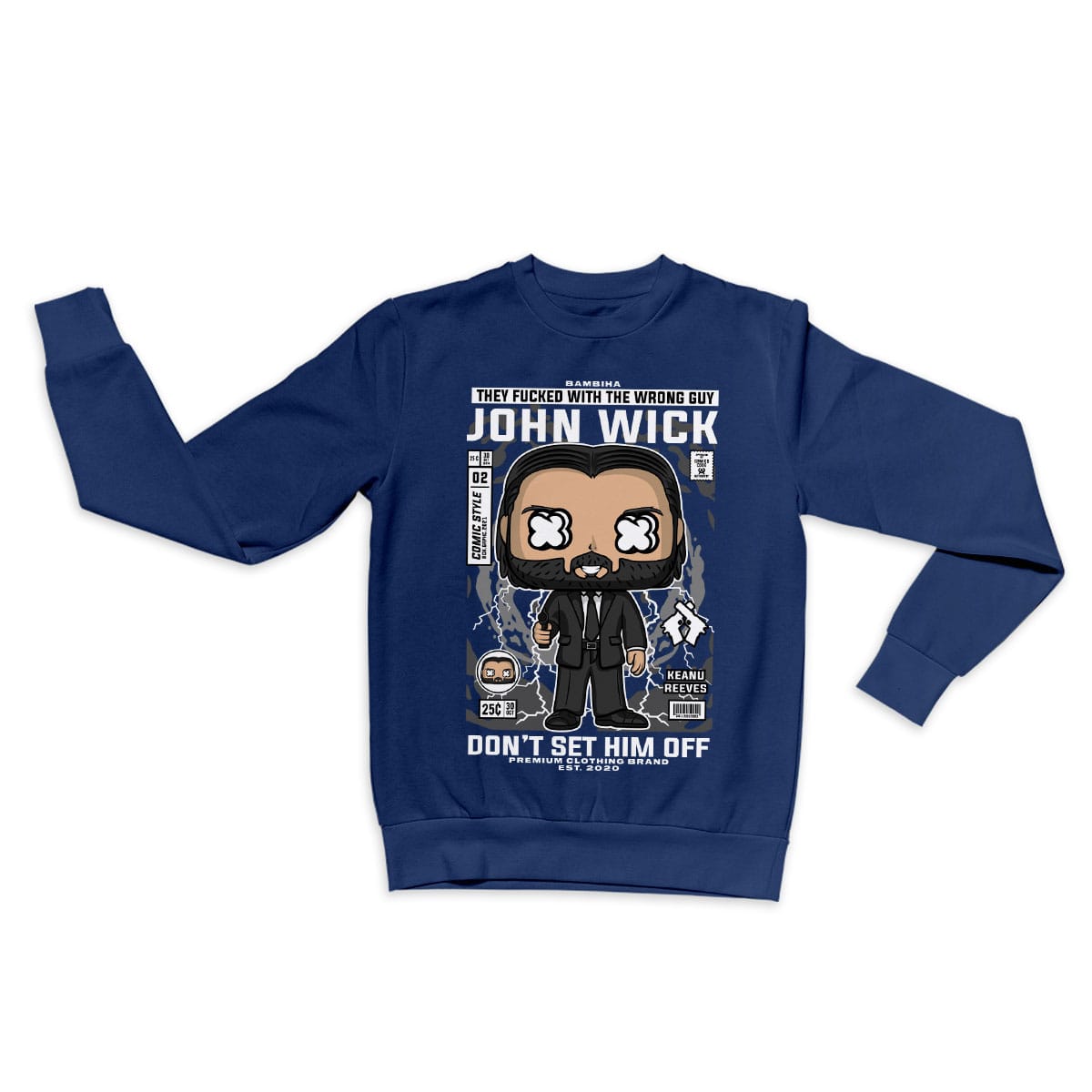 John Wick Cartoon Sweatshirt
