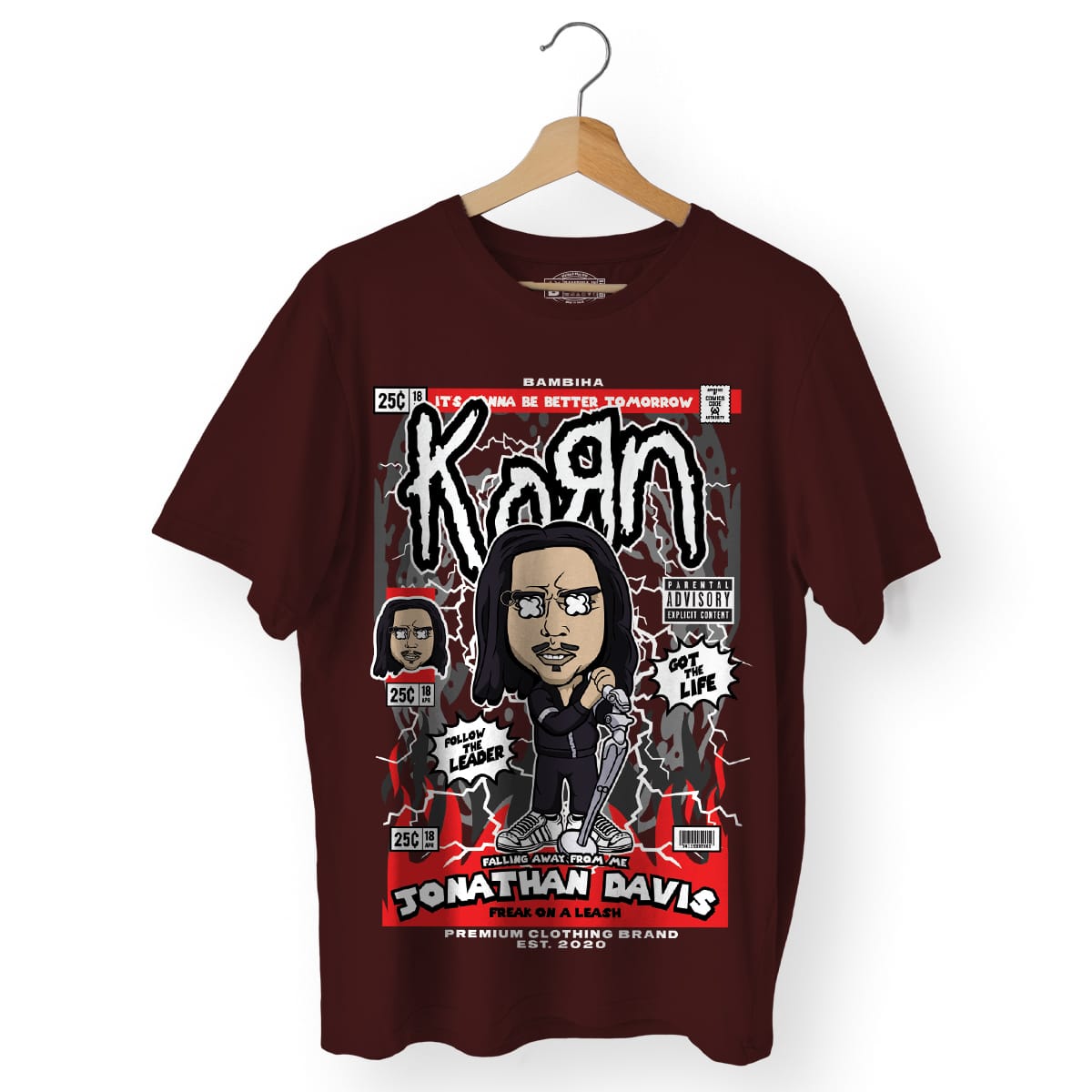 Jonathan Davis KoRn Cartoon T-Shirt