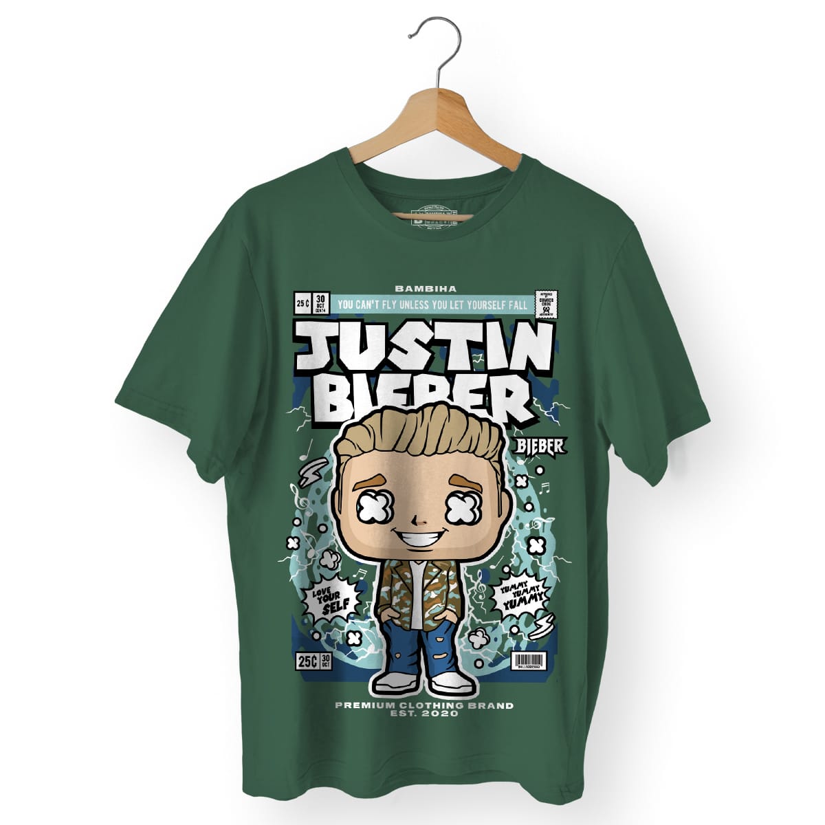 Justin Bieber Cartoon T-Shirt