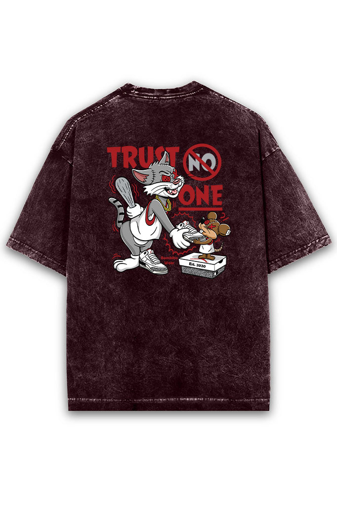 Kicks & Tricks Acid Wash Oversized T-Shirt