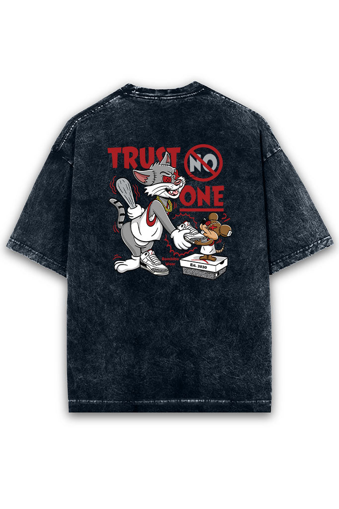 Kicks & Tricks Acid Wash Oversized T-Shirt