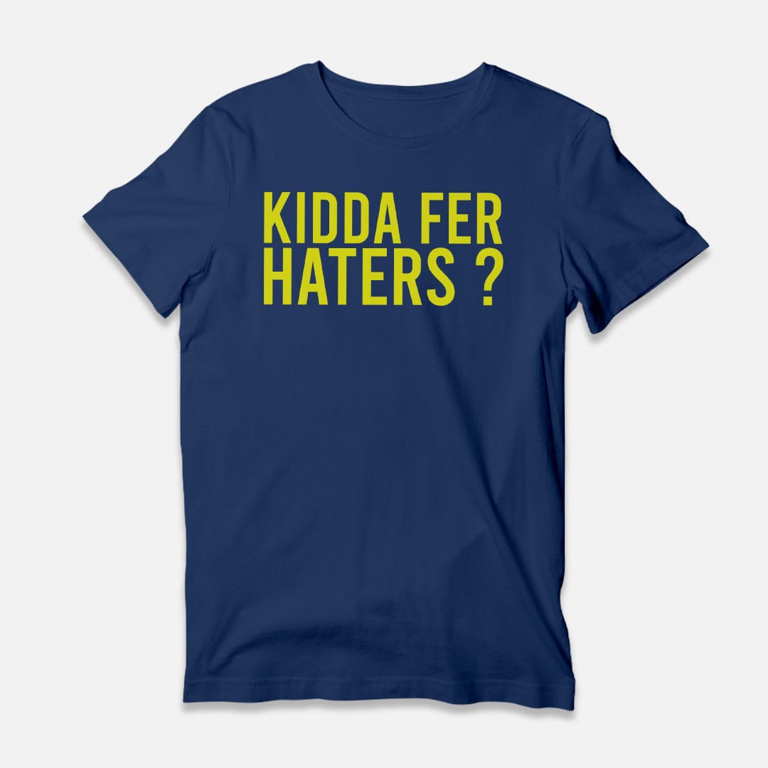 Kidda Fer Haters Navy Blue T-Shirt