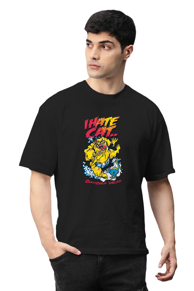 Kitty Nightmare (Front Print) Oversized T-Shirt