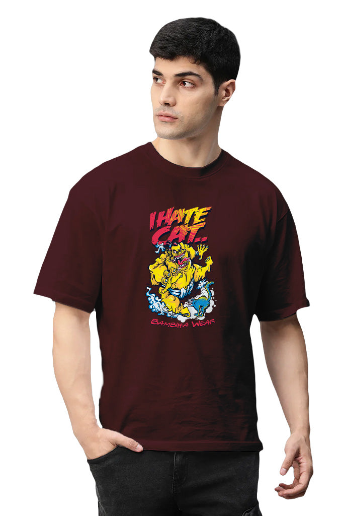 Kitty Nightmare (Front Print) Oversized T-Shirt
