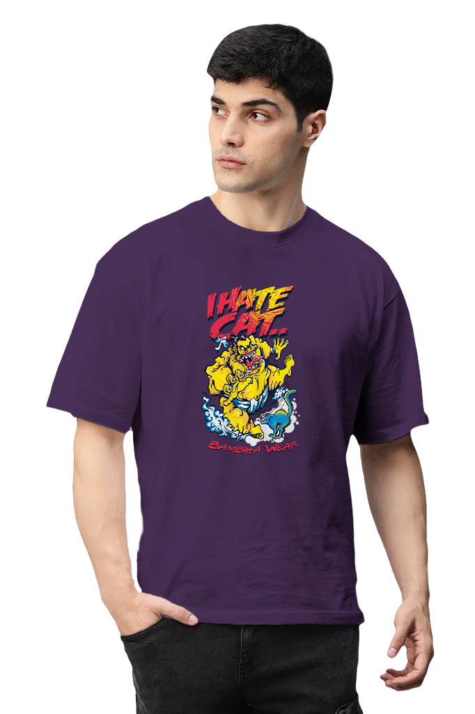 Kitty Nightmare (Front Print) Oversized T-Shirt