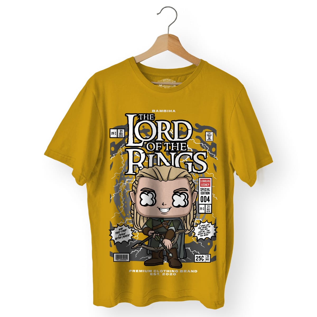 Legolas Lord Of The Rings Cartoon T-Shirt