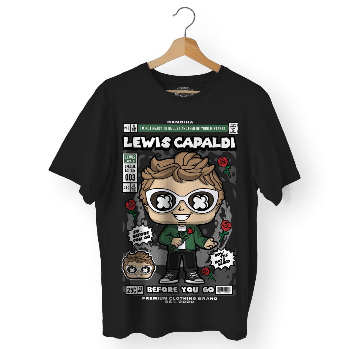Lewis Capaldi Cartoon T-Shirt