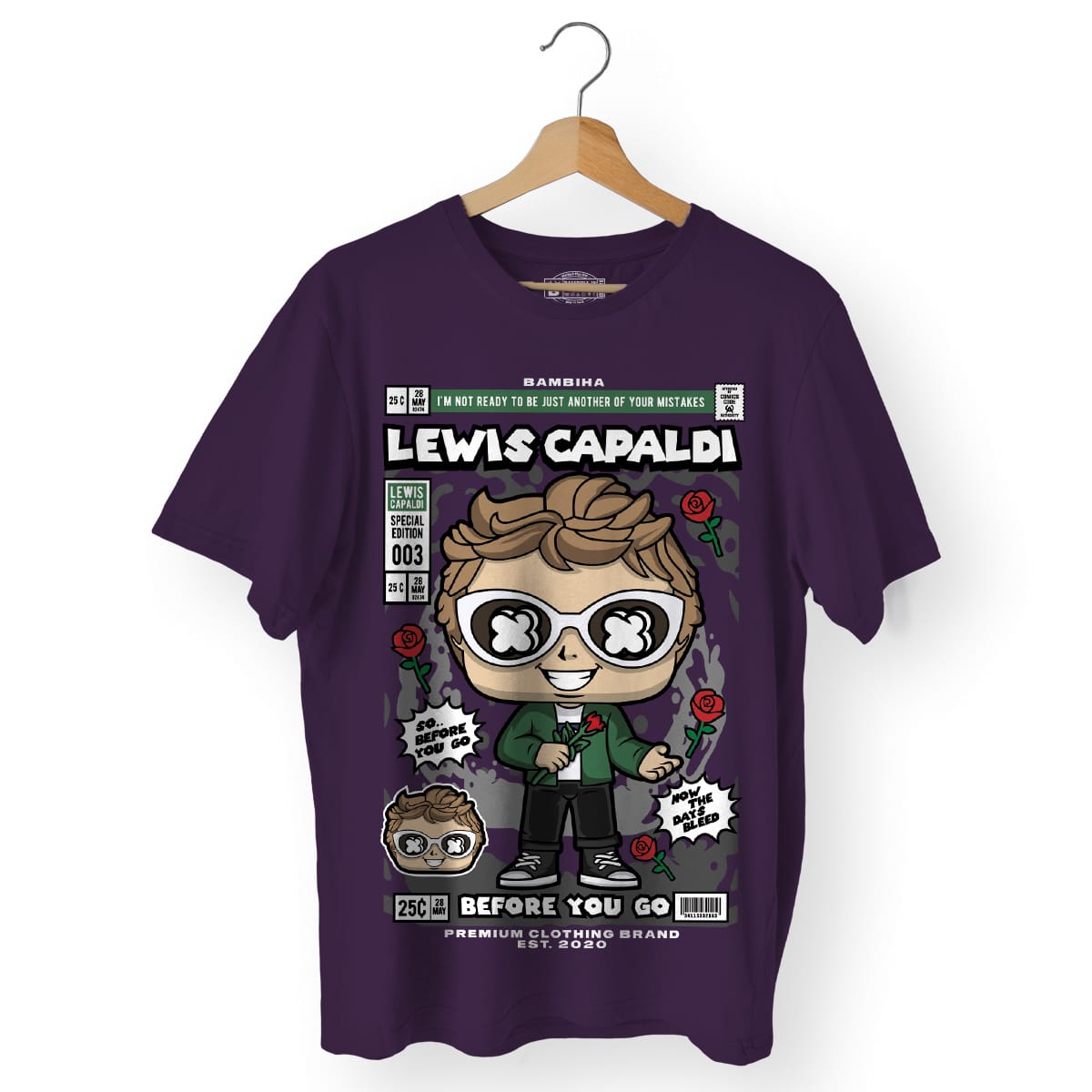 Lewis Capaldi Cartoon T-Shirt