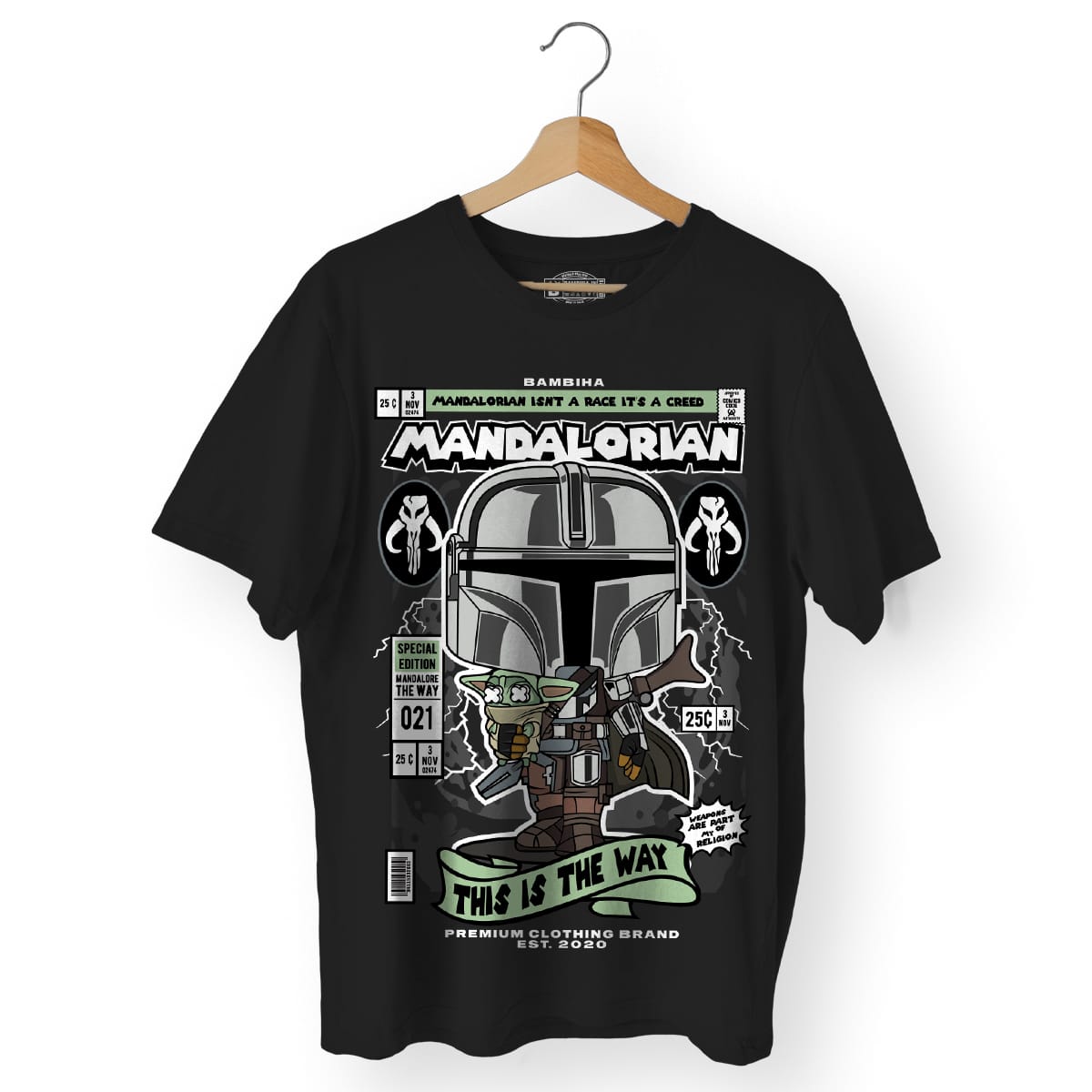 Mandalorian Cartoon T-Shirt