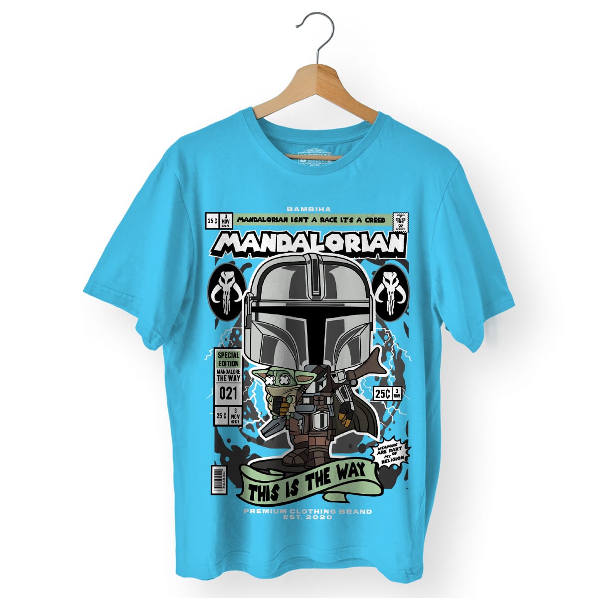 Mandalorian Cartoon T-Shirt