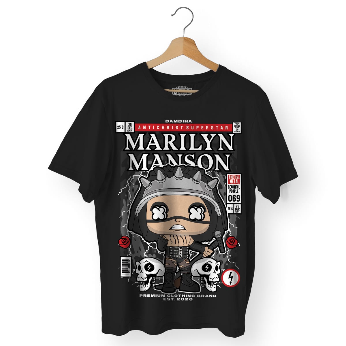 Marilyn Manson Cartoon T-Shirt