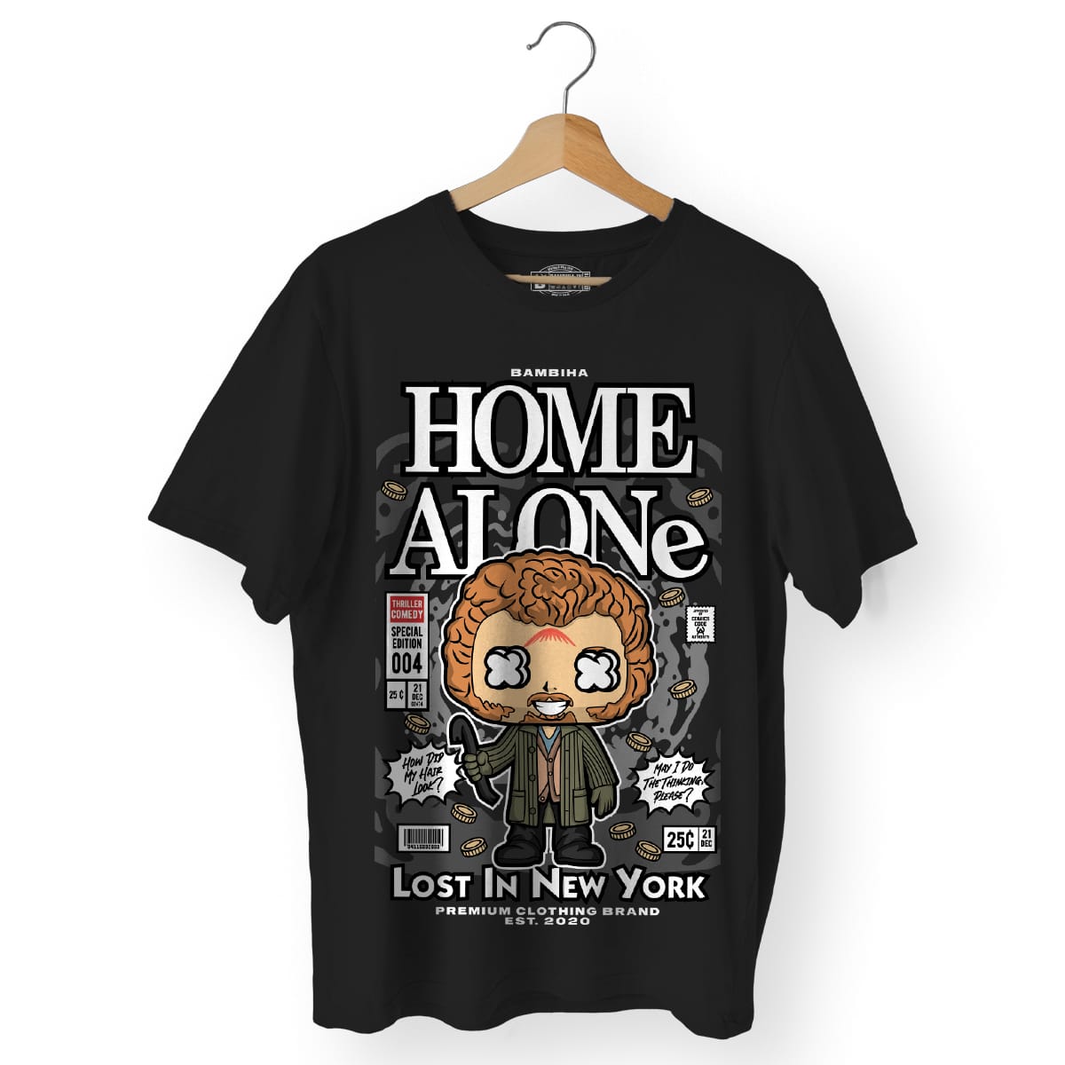 Marv Home Alone Cartoon T-Shirt
