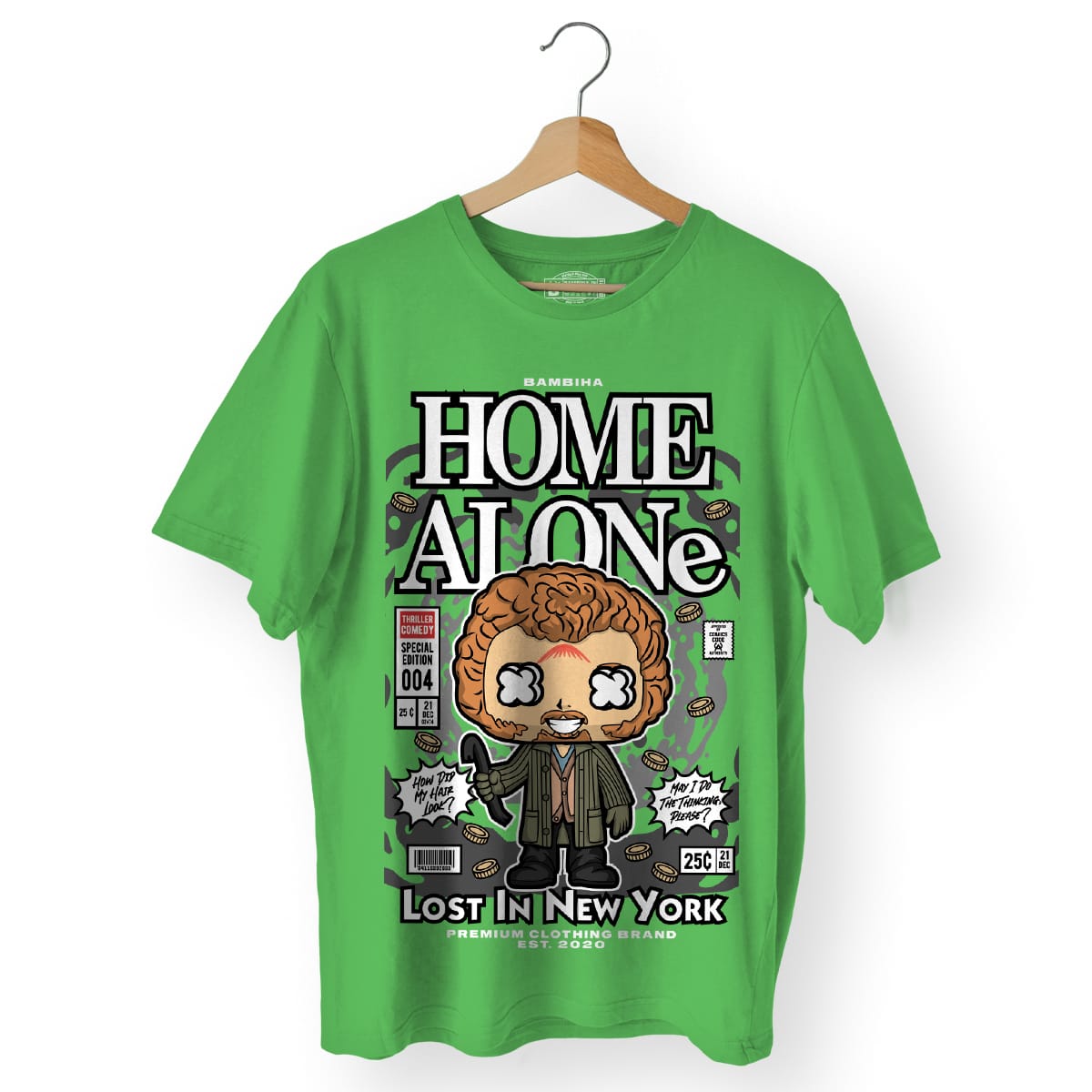 Marv Home Alone Cartoon T-Shirt