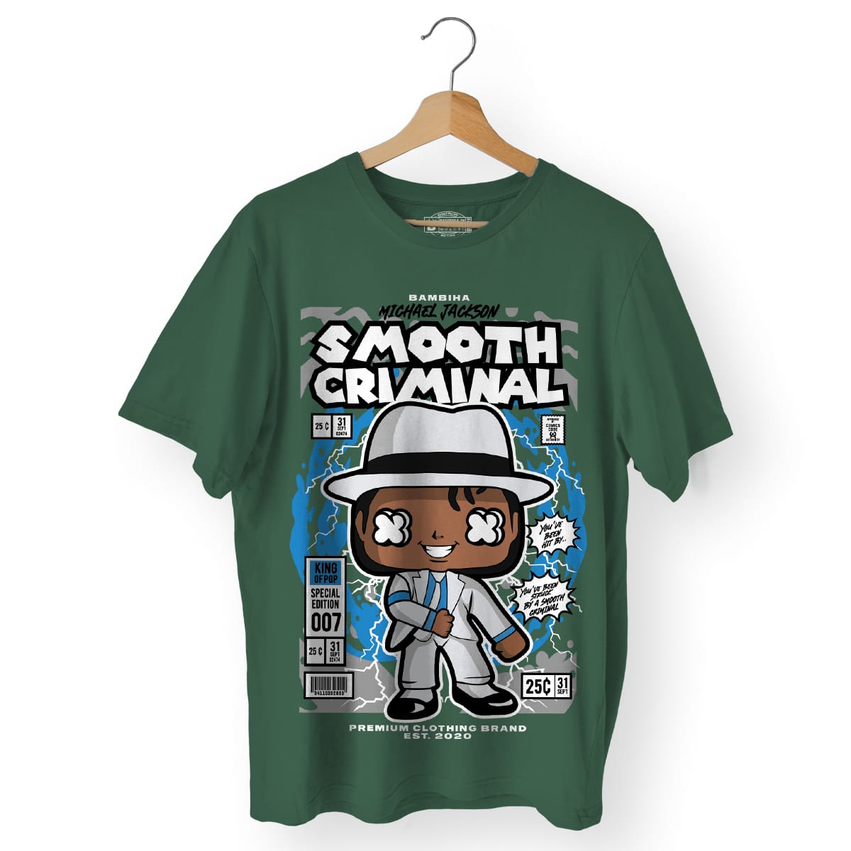 Michael Jackson Smooth Criminal Cartoon T-Shirt