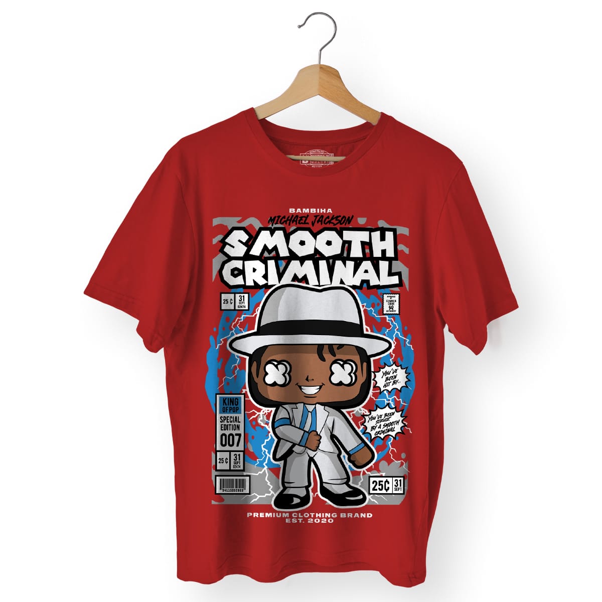 Michael Jackson Smooth Criminal Cartoon T-Shirt