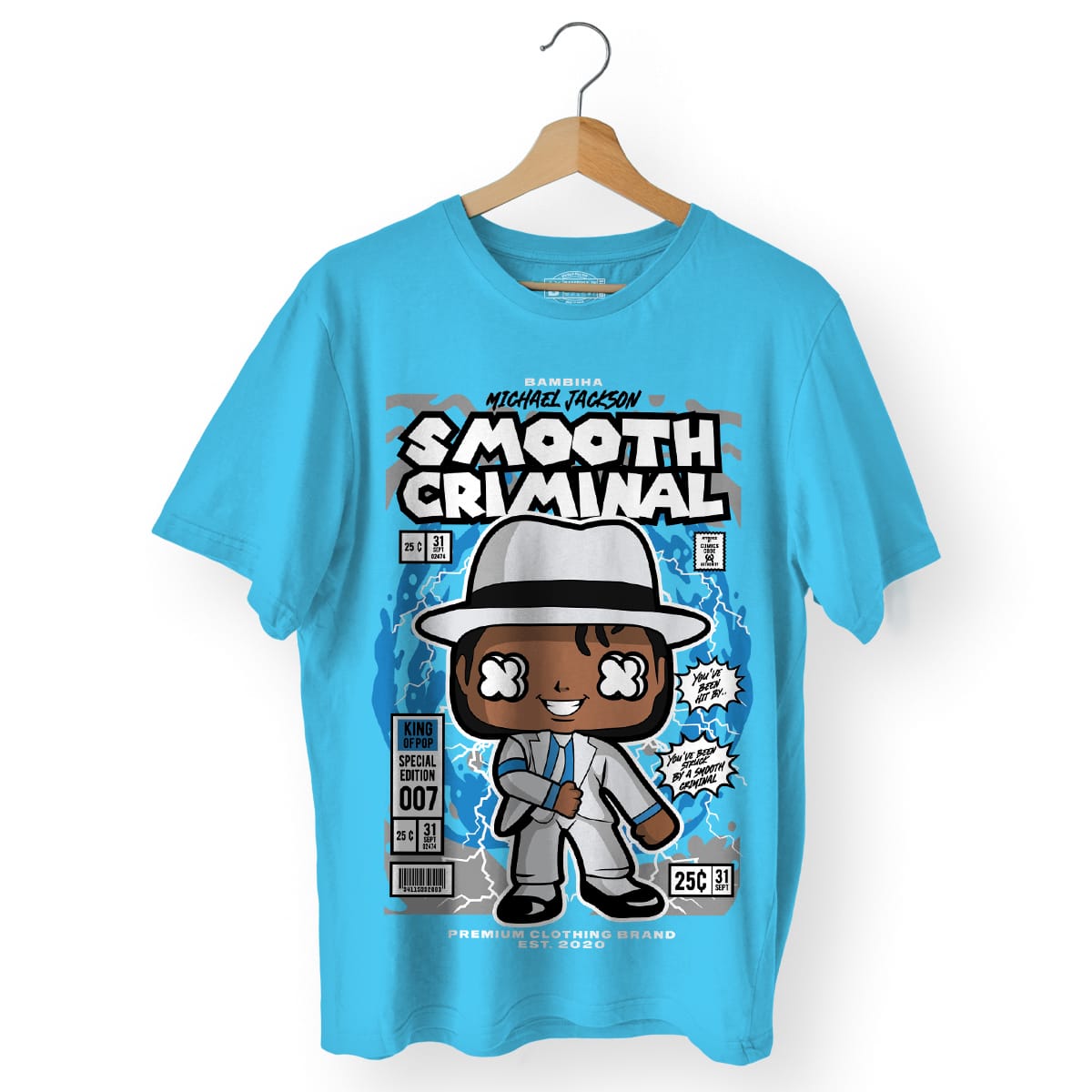 Michael Jackson Smooth Criminal Cartoon T-Shirt
