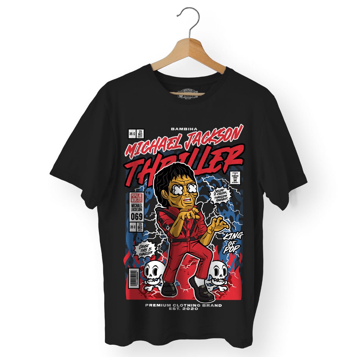 Michael Jackson Thriller Cartoon T-Shirt