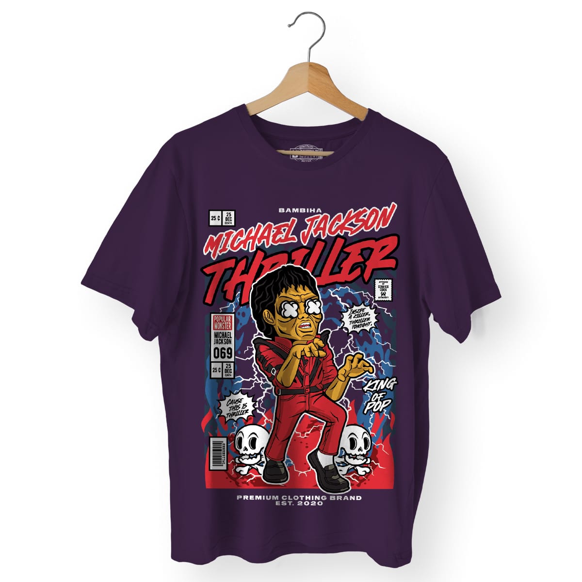 Michael Jackson Thriller Cartoon T-Shirt