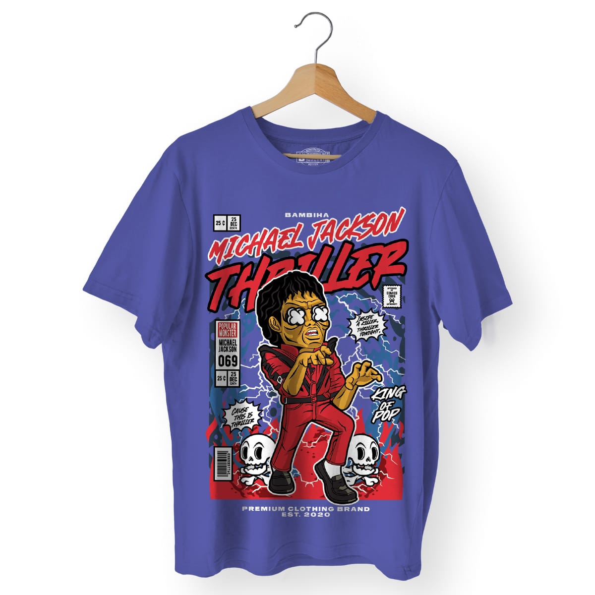 Michael Jackson Thriller Cartoon T-Shirt