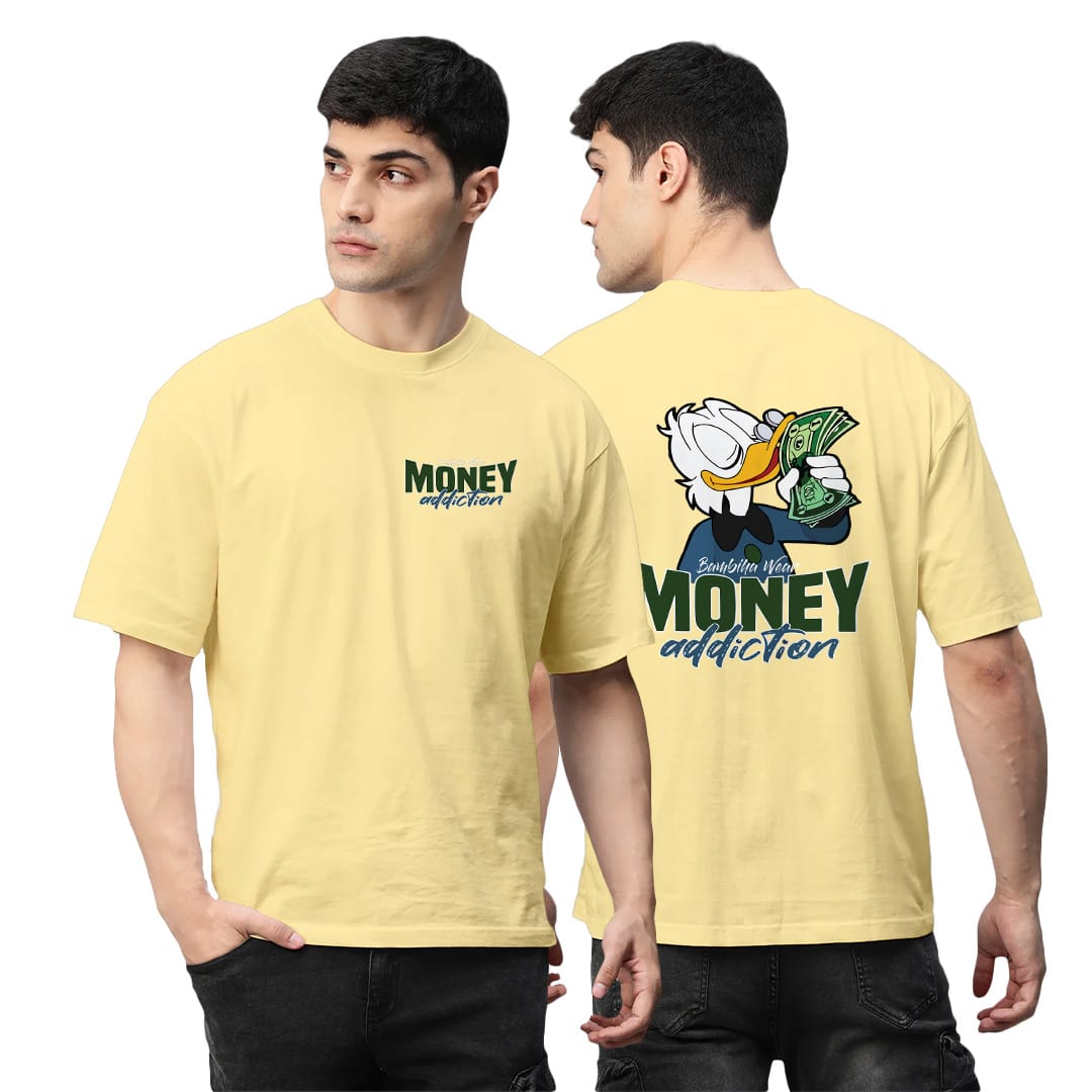 Money Addiction Oversized T-Shirt