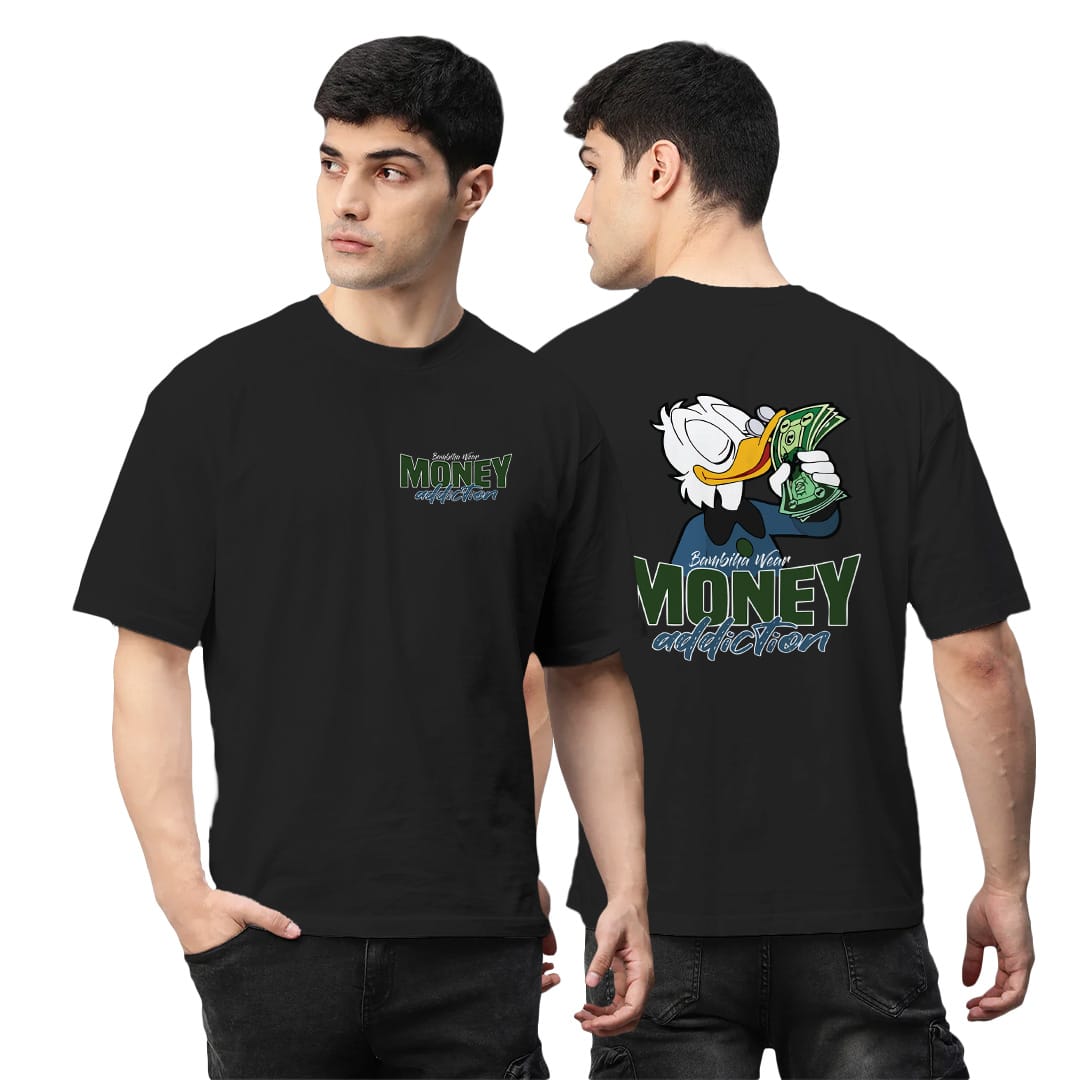 Money Addiction Oversized T-Shirt