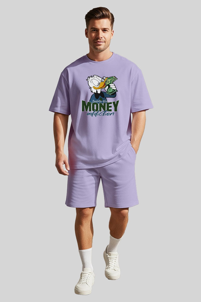 Money Addiction Terry Relaxed Fit Co-Ord Set