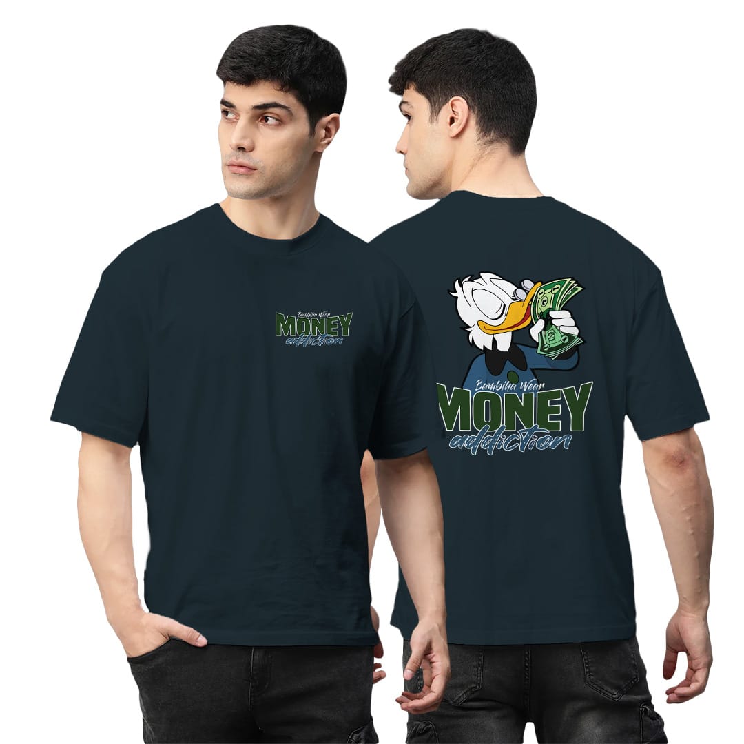 Money Addiction Oversized T-Shirt