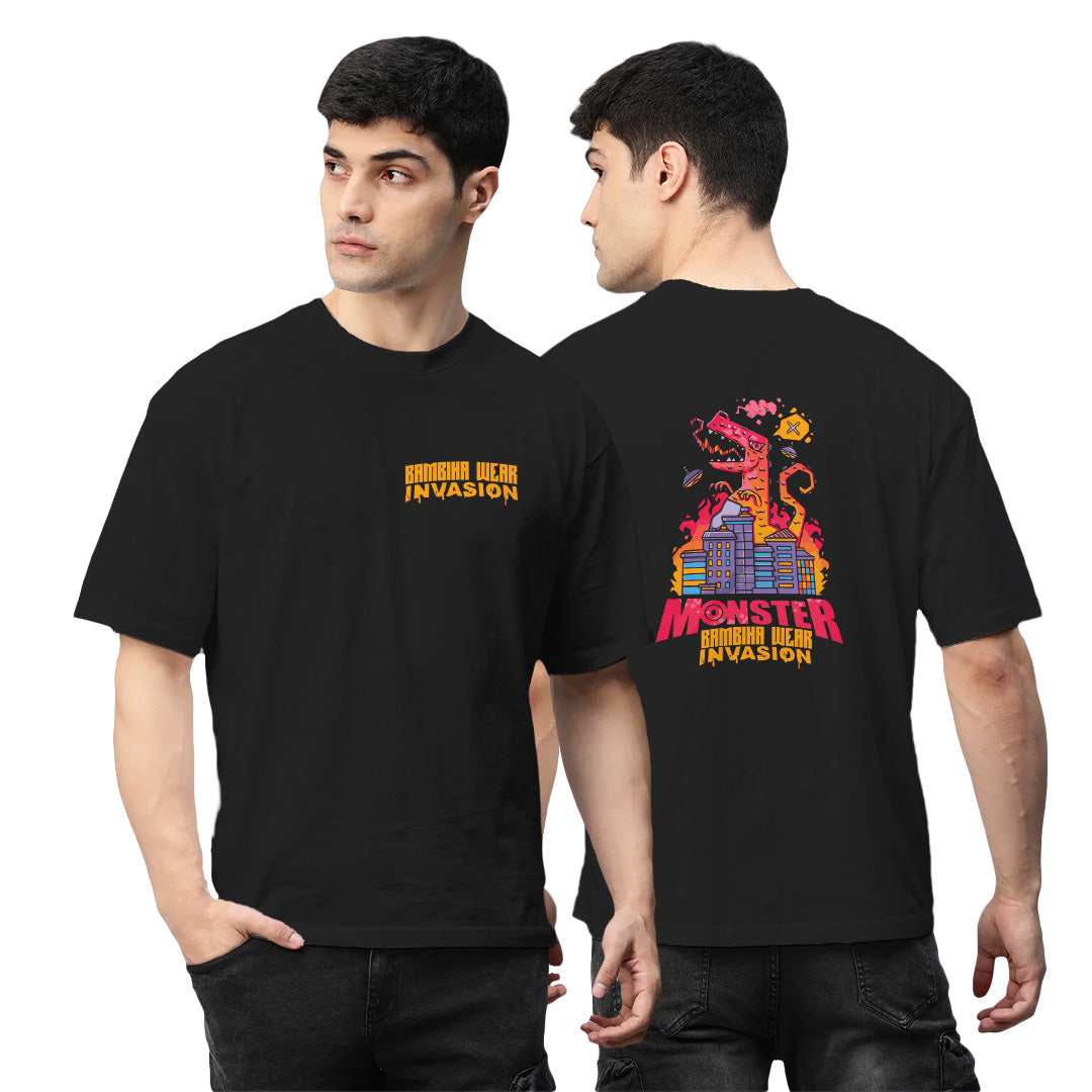 Monster Invasion Oversized T-Shirt