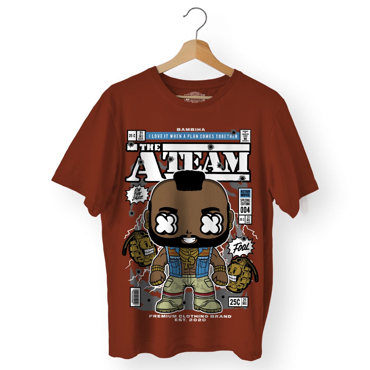 Mr T Cartoon T-Shirt