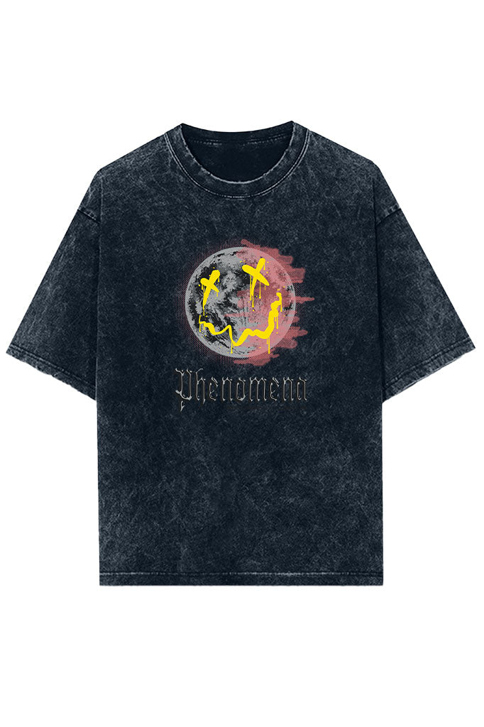 Phenomena Acid Wash Oversized T-Shirt