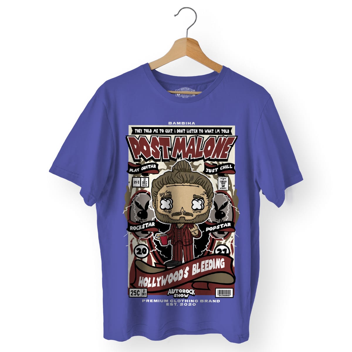 Post Malone Cartoon T-Shirt