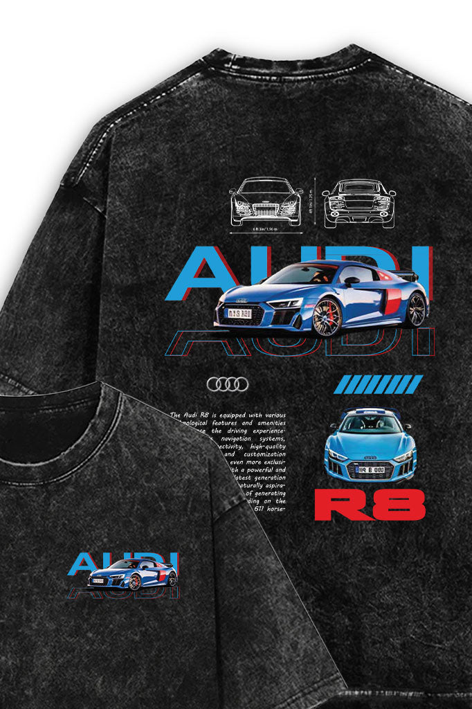 R8 Acid Wash Oversized T-Shirt