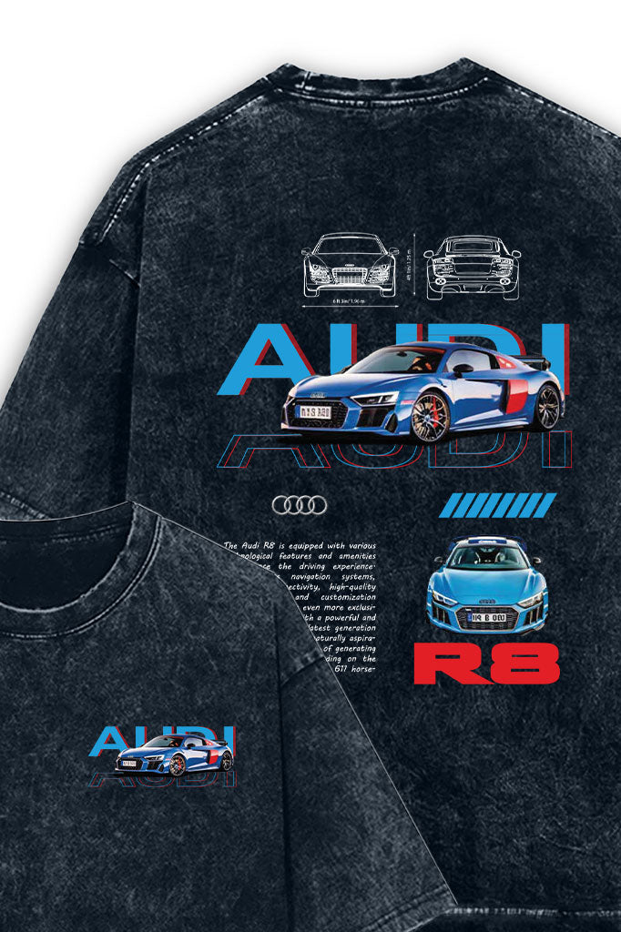 R8 Acid Wash Oversized T-Shirt