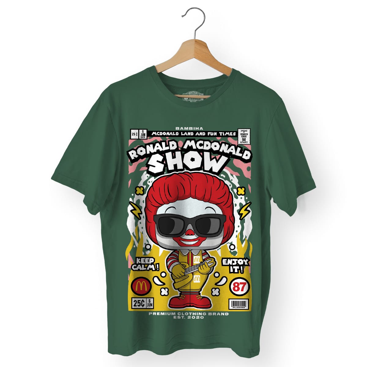 Ronald Mcdonald Cartoon T-Shirt